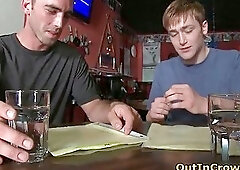 College gay dudes suck stiff rod and get pounded up tight buttho