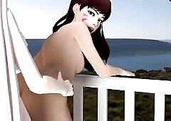 60 FPS Dva Overwatch Gets Railed On A Railing (With Sound)