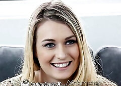 HD - CastingCouchX Enjoyable Natalia Starr takes biggest load on her face