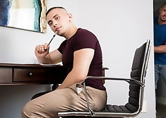 Gay anal fuck scene starring Dante Martin and Darin Silvers