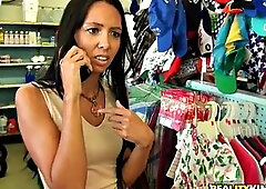 Slim Asian Milf: Blowjob, Brunette  Interracial Porn