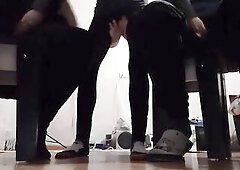 While I was masturbating to my two girlfriends, they were both masturbating to me