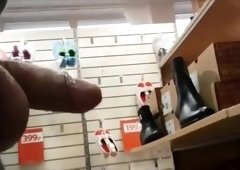 Pulling out the dick in front of the cutie