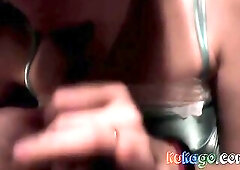 A little satin sex previous to bedtime, In satin pants - as always he-he