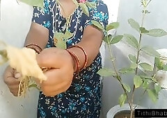 Hot bhabi has wild romp with neighbor on the terrace