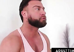 ADULT TIME - Sky Wonderland Fingers Herself Thinking Shes Alone Until That babe Catches Roommate Watching