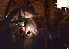 Bear Jerry power-fucked by tattoed hunk Ryan Cage