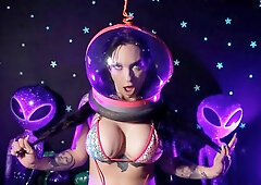 Misha Montana Shows Her Healed Up Alien Pussy Tattoo