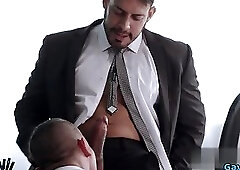 Big dick gay fetish with facial