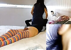 Sweating deepthroat orgasm below velvet skirts and lust silence