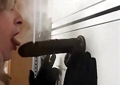 Smoking black fake penis