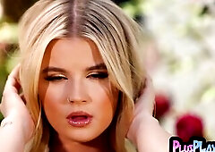 Hot consummate ass blond cutie nude outstanding body after sexy striptease for the Playboy