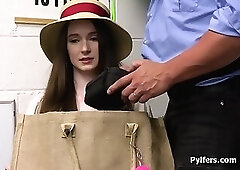 Mall cop fucking dildo stealing big tit bikini hottie