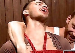 Cocky punk fucked with a TIGER SAW!