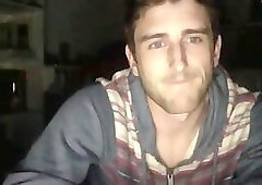 stunning man Jerks On web camera