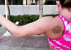 Race Her To Bedroom! BBC Rome Major Ravaging Sexy Butt Hollywood Gap!