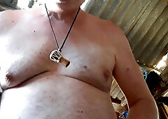 Superb ''fetishexotic'' hand job of the huge smelling pig of the soles on additional tribal music!