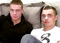 UK hunk cock sucking and ball licking