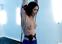 Casey Calvert is a specific youthful lady who needs specific attention: MY ATTENTION. Strung up by her wrists and wired head to toe with my EMS pad un