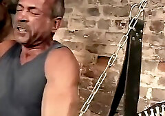 Four machos and their slut