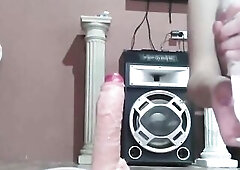 Ejaculator Vibrator . For the 1st time I'm gonna use my ejaculator vibrator, 1st I'm gonna load it and then I'm gonna ride it. I always