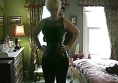 Sissy Black and Blue Strapoon