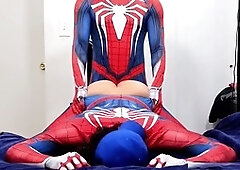 Superhero gets it in the butt