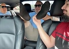 Ticklish chubs: overweight Matt laughs hard with the tickling magic fingers