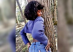 Cruising For Girlcock in the Woods POV