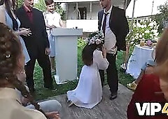Vip4k. two teenage brides interchange hubbies
