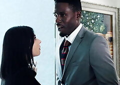 Tattooed  milf banged by a huge cock