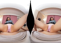 Wonderful asian babe VR memorable sex clip