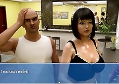 Insane housemaid Lily of the Valley with a butt plug in her ass goes wild