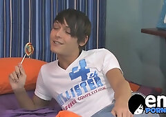 Bedroom anal with emo twinks Brice Carson and Trey Korbin