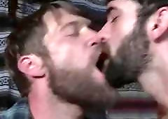 Bearded hunks get hot and heavy during anal sex