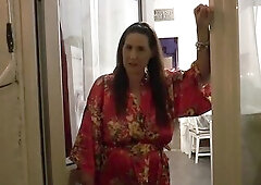 Tony pops over to watch his ally and his allies Mamma answers the door during the time that smokin' a cigarette. His ally has gone out so his Mam