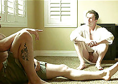 straight stud likes Getting Fucked By His Gay Muscle Friend