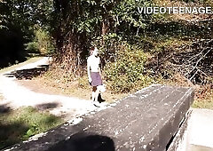 slim eighteen years old hotty 1st porn casting