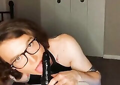 Sissy Tessa Rivers toys her ass and cums on her face (Mistress’ request)