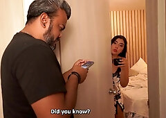 Big ass stepmom ends up fucking her stepson on the sly while sharing a bedroom - Blowjob