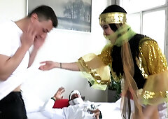 Some cosplay and a threesome is always a great idea