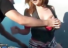 Japanese horny busty girl enjoys having sex