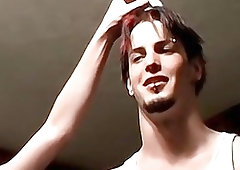 Straight thugs have a playful masturbation session