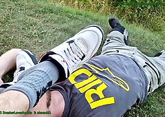 Slave Sniff, Lick, Aj4 Red Cement, Aj1 Unc, Socks, Kick Balls