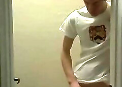 Guys in shower fucking bareback blowjobs jerking off and facials cum