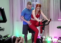 Redhead Hottie Gia Tvoricceli Hooks Up With Her Personal Trainer