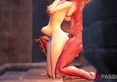 Lilith and her sex in the dark castle