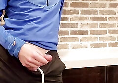 Needful edging and wanking after working out