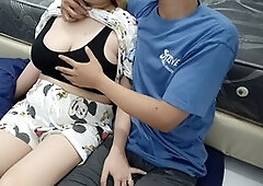 Busty Asian milf Liskapinky shows off her big boobs in hot scenes