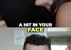 Nicole Doshi and Kazumi Double Blowjob Alex Jones HUGE Cock